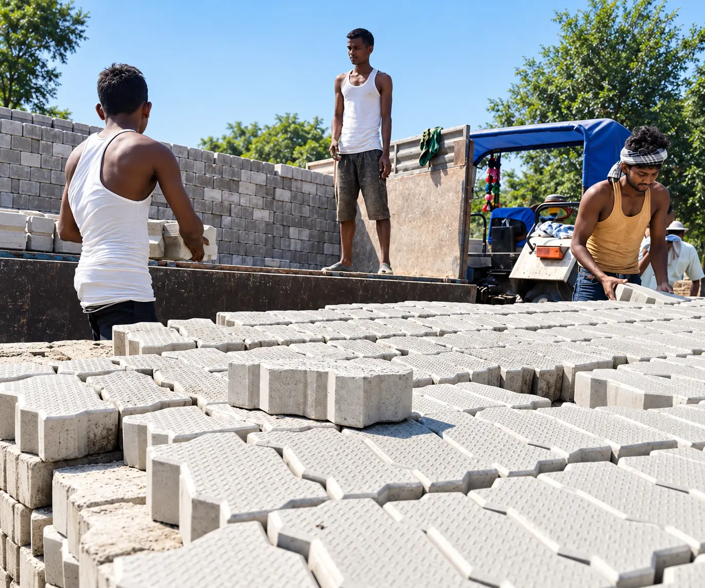 ECAC Interlocking Concrete Paver Block