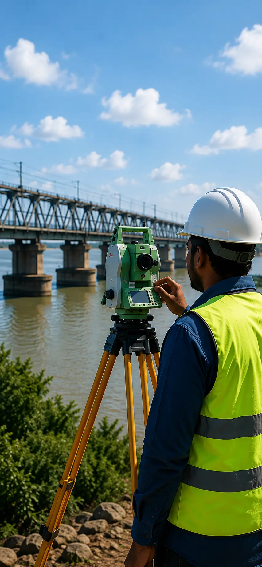 ECAC engineering survey professional conducting infrastructure survey