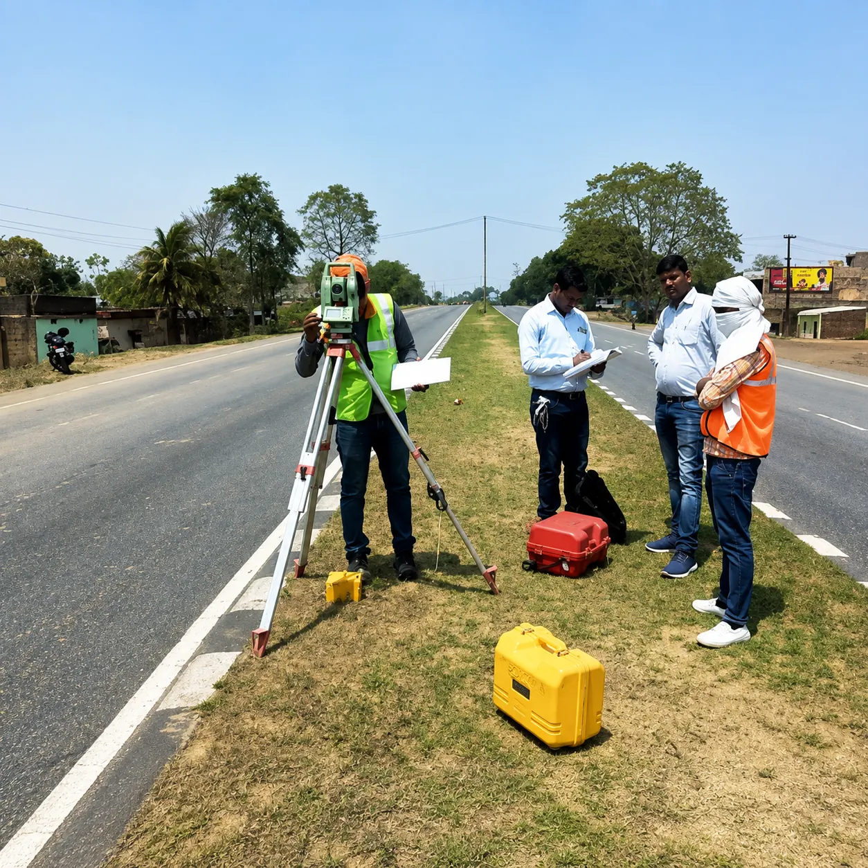 Representative fieldwork — generic highway & road survey.