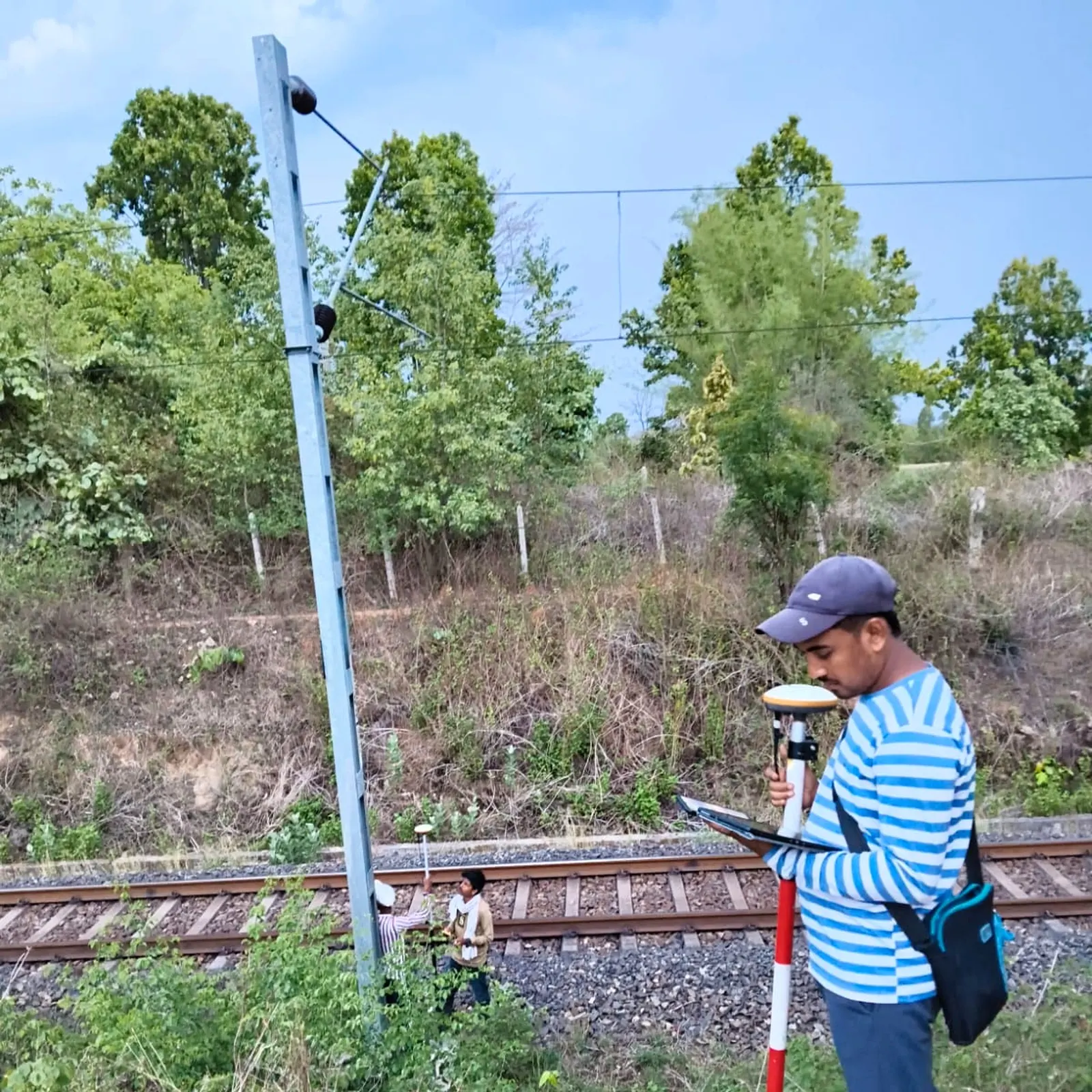 Koderma to Detour Rail Project Survey.